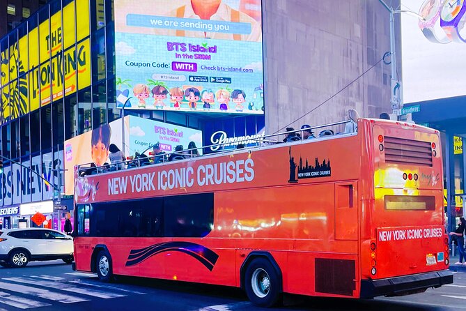 75-Minutes NYC Sightseeing Night Double Decker Bus Tour - Comfort, Audio, and Seats: What to Expect On-Board