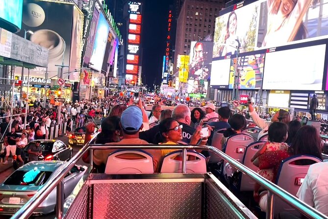 75-Minutes NYC Sightseeing Night Double Decker Bus Tour - FAQ