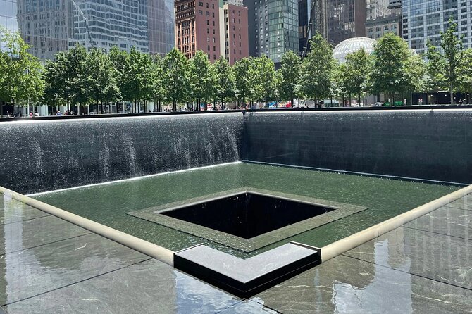 9/11 Memorial Tour with Optional Museum and One World Access - The twin 9/11 Memorial pools, names etched for remembrance