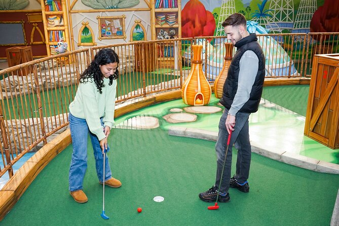 American Dream Angry Birds Indoor Mini Golf Ticket - How to Think About the Price ($21.32) for a 1-Hour Round