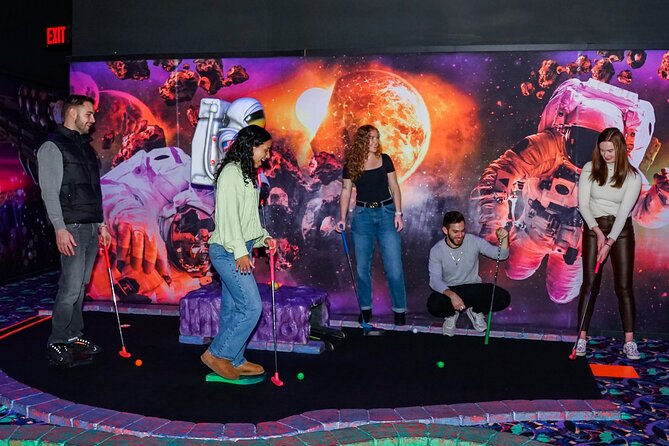 American Dream Black Light Indoor Mini Golf Ticket - Neon Mini Golf at American Dream: What You Are Really Buying