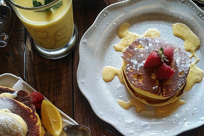 Brunch in a Crunch in NYC - What you’ll cook: pancakes with lemon and raspberry ricotta, plus eggs benedict