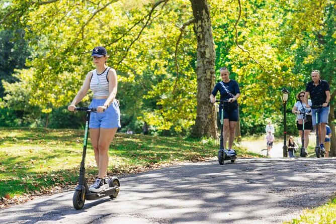 Central Park Electric Scooter Rentals - What you get: helmet, scooter controls, and a safety lesson