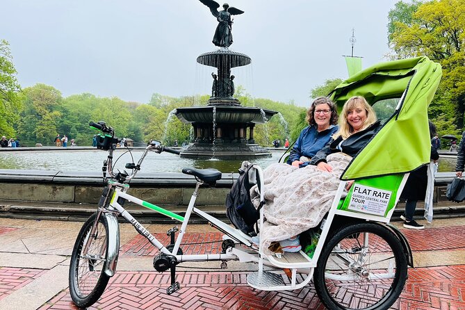 Central Park Film Spots Pedicab Tour - Cherry Hill: a 1860 carriage turn, a fountain for horses, and Friends