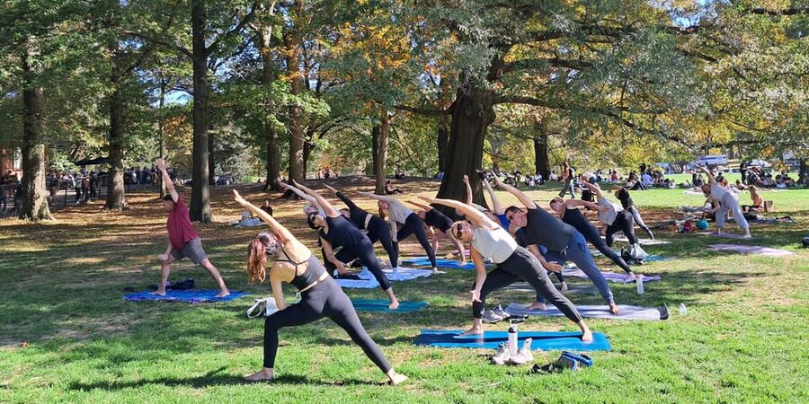 Central Park, New York: Yoga Classes in the park since 2012 - Traditional Meets Modern, Without the Ego