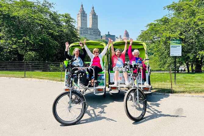 Central Park Pedicab Guided Tours - The 2-Hour Extra Wins: Alice in Wonderland, the Obelisk, The Met, Reservoir, and Belvedere Castle