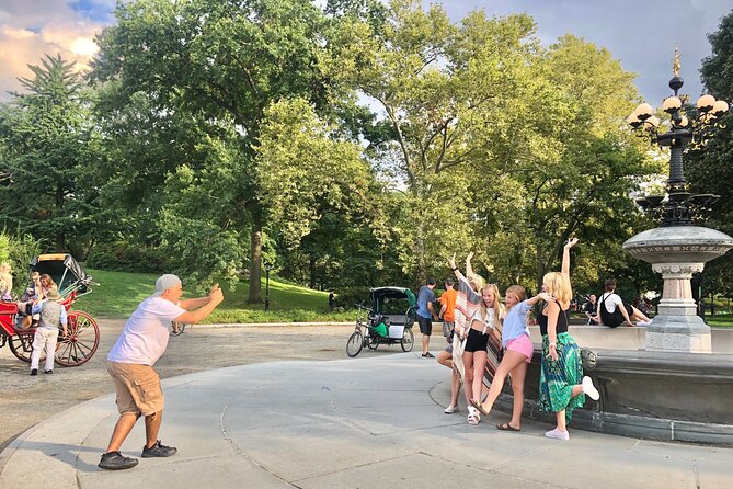 Central Park Pedicab Rickshaw Tours - Belvedere Castle stop time: views, gardens, and the Shakespeare Garden angle