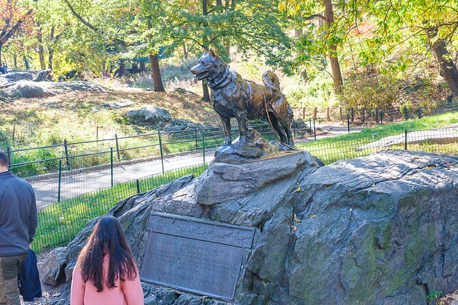 Central Park Pedicab Tour / Photo Stops - Strawberry Fields, the Dakota, and Balto: emotion plus surprise