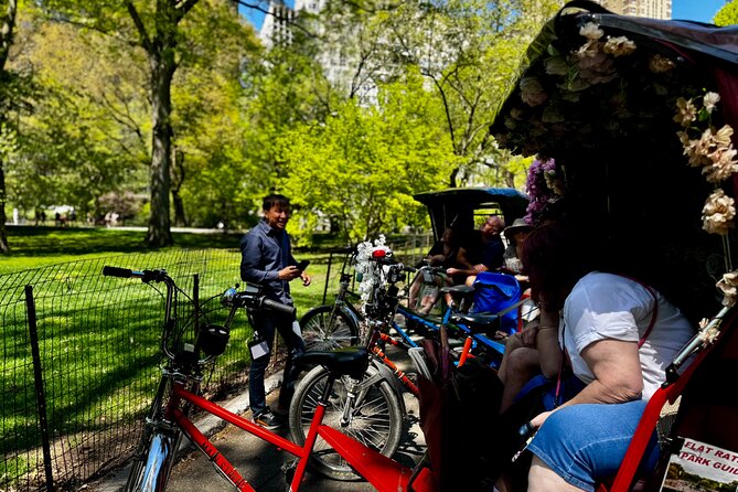 Central Park Pedicab Tours - History and Movie Locations - Bethesda Terrace, the fountain, and the arcade tile work people forget to notice