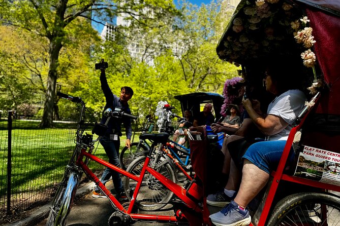 Central Park Pedicab Tours - History and Movie Locations - The Lake loop, boathouse views, and the “heart of the park” effect
