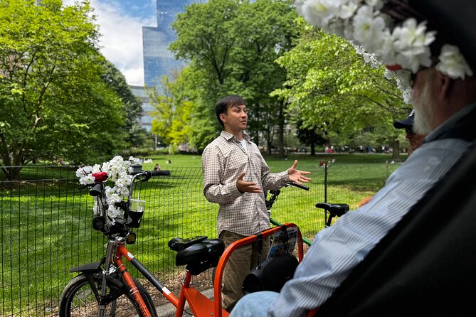 Central Park Pedicab Tours - History and Movie Locations - Zoo, statues, and open lawns: Balto, Sheep Meadow, and Rumsey Playfield