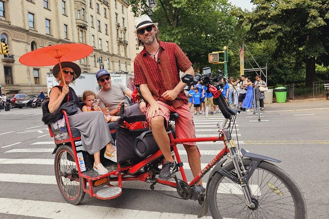 Central Park Pedicab Tours with New York Pedicab Services - The route: lower Central Park with three planned hop-off stops