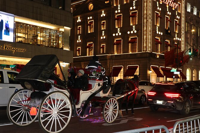 Christmas Light Private Carriage Ride New York City - Rockefeller Center Christmas Tree, the Big Signature Moment