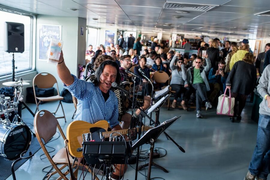 Circle Line: Bear Mountain Foliage & Oktoberfest Cruise NYC - Onboard Oktoberfest: live oom-pah and what’s worth buying