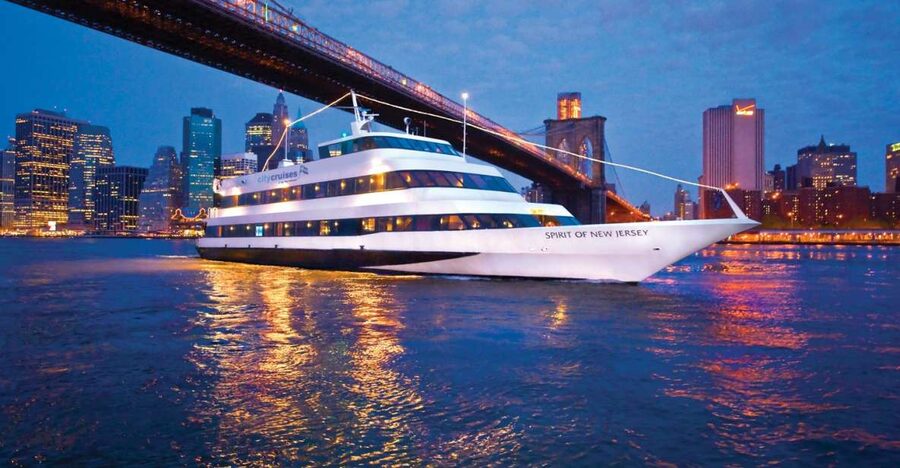 City Cruises New Jersey: NYC Buffet Lunch or Dinner Cruise - Your Table, the Buffet, and What a 3-Course Meal Looks Like