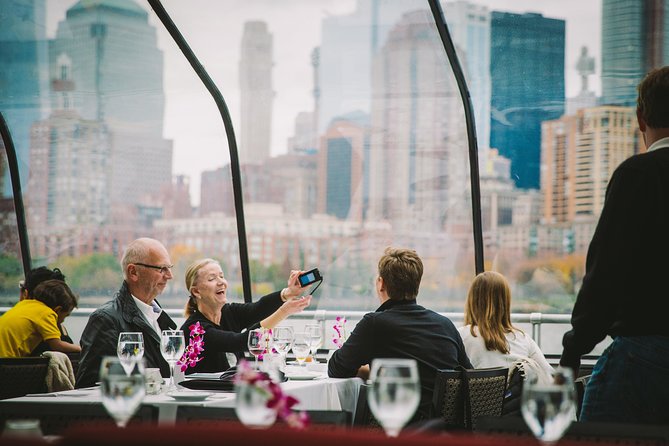 City Cruises New York Bateaux Premier Lunch Cruise - The view experience: glass deck, seating, and how to get the best angles