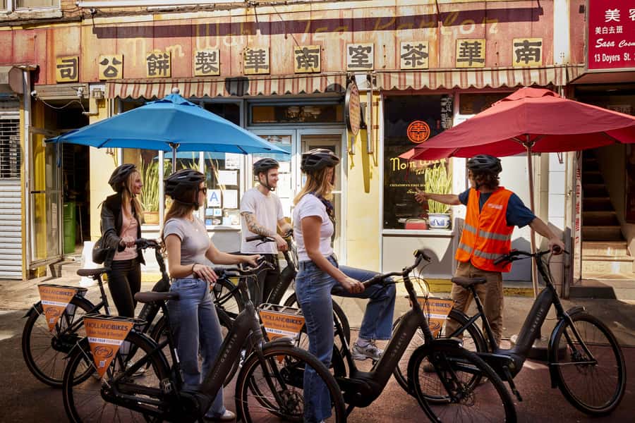 Downtown Bike Tour with Stylish Dutch Bikes or E-bikes! - From the meeting point, downtown starts fast