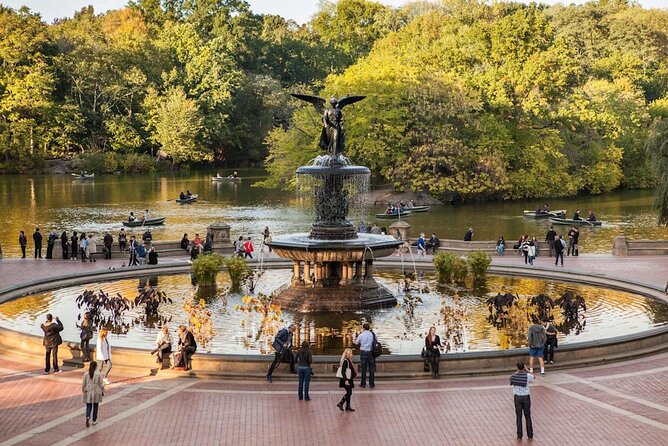 First Class Central Park Tour – Iconic Views & VIP Photo Moments - Water breaks: Conservatory Water, The Pond, and Boathouse scenery