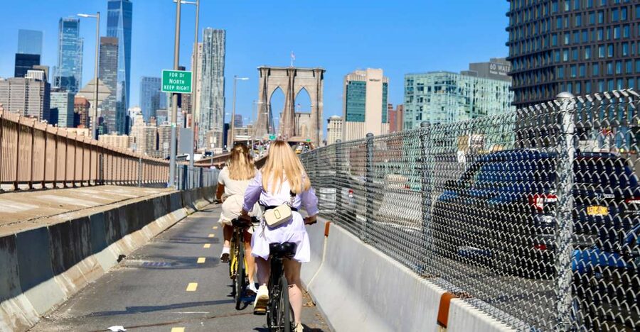 From Manhattan: 2-Hour Brooklyn Bridge Bike Tour - Downtown Manhattan pass: Battery Park, South Street Seaport, and Wall Street vibes