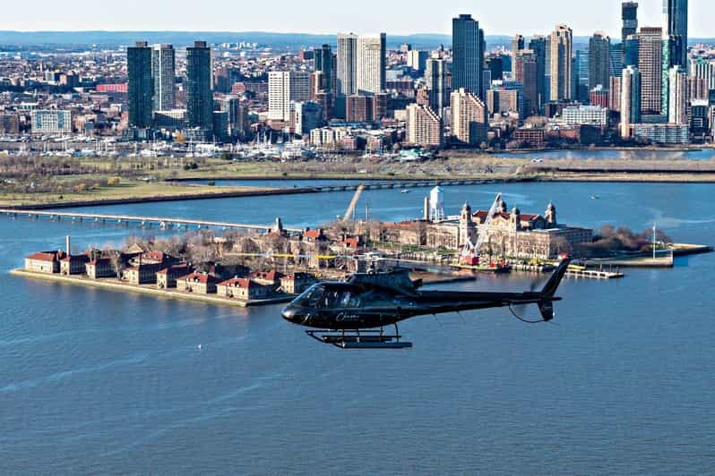 From New Jersey: NYC Skyline Helicopter Tour - What You See From the Helicopter: Liberty, Midtown, Central Park, Times Square
