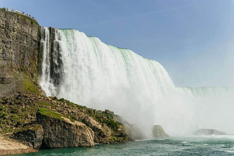 From New York City: Niagara Falls One Day Tour - The Maid of the Mist boat ride: the big payoff