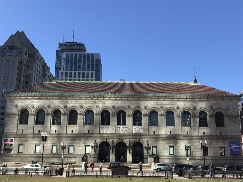 From NYC: Boston, Cambridge & Freedom Trail Day Tour - Copley Square and the Boston Public Library: architecture plus instant context