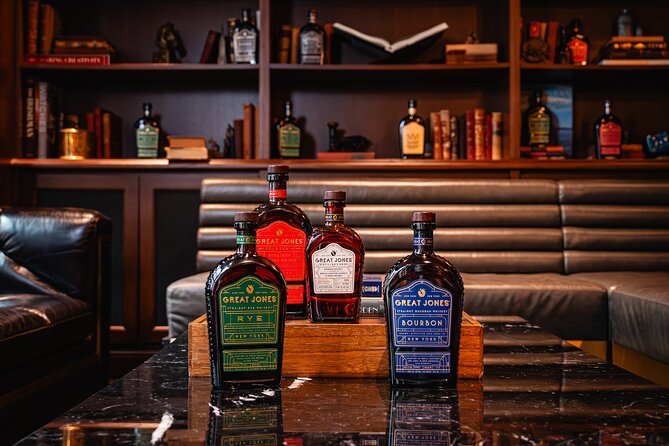 Great Jones Distilling Co. NYC Craft Whiskey Tour and Tasting - Atmosphere and Pairing Energy: Speak-Easy Vibes and Good Drinks