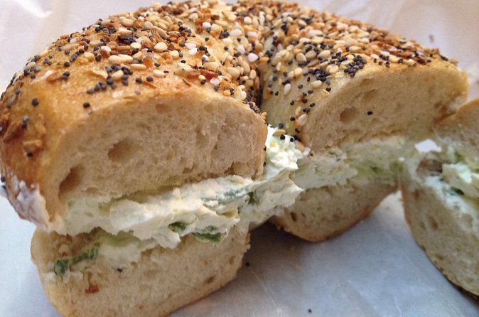 Lower East Side Bagel Tour - Stop 2 in action, how the guide keeps it moving