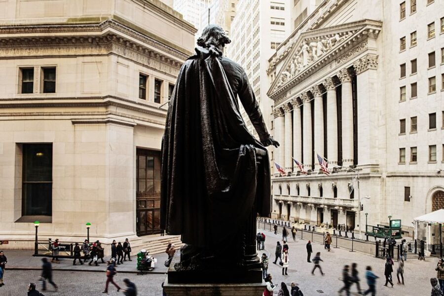 Lower Manhattan Tour: Wall Street & 9/11 Memorial - Wall Street’s power circuit: NYSE, Federal Hall, Morgan, and Charging Bull