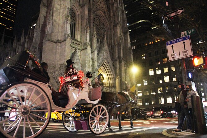 Magical Evening Horse-Drawn Carriage through NYC (65 min) - Meeting at Central Park South, and what the 55 minutes feel like