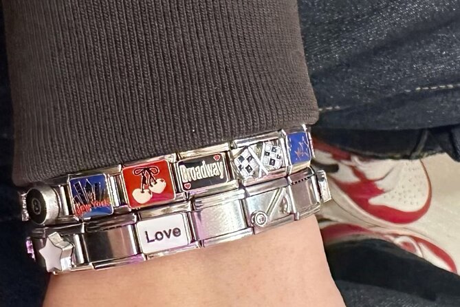 Make Your Own Italian Charm Bracelet in New York City - What you get in the box: the bracelet base and free charm perk