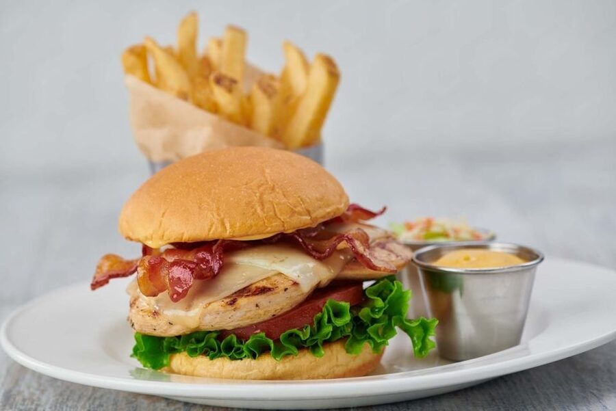 Meal at Hard Rock Cafe New York Times Square - What you will notice once you sit down: the memorabilia factor