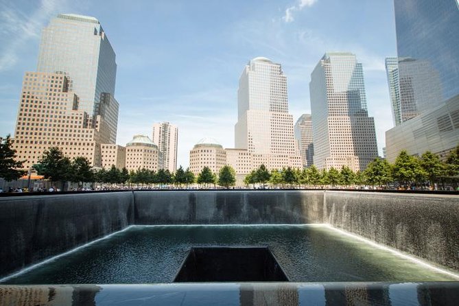 New York 9/11 Memorial Tour with Optional One World Observatory - The Freedom Tower lobby film Voices: a quieter beat before the views