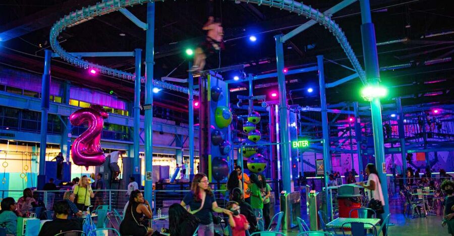 New York: Area 53 NYC Adventure Park Experience - Ropes course and obstacle maze, where balance and courage meet