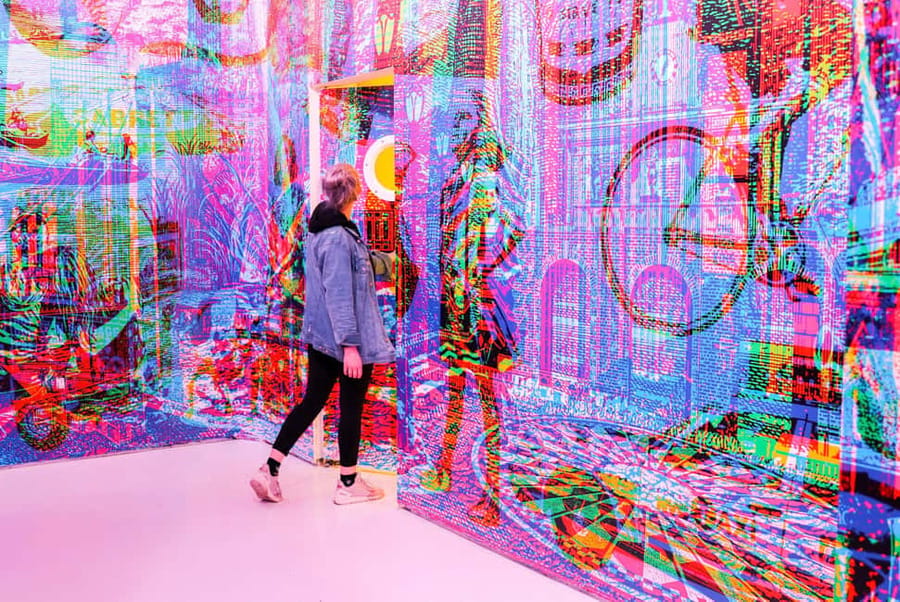 New York City: Color Factory NYC General Admission Tickets - Getting checked in at Color Factory NYC, before the fun