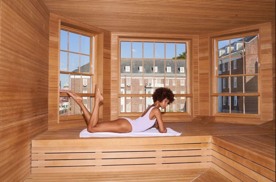 New York City: Entry Ticket to QC NY Spa on Governors Island - Indoor wellness circuit: showers, jets, saunas, Ice Room, and Salt Room