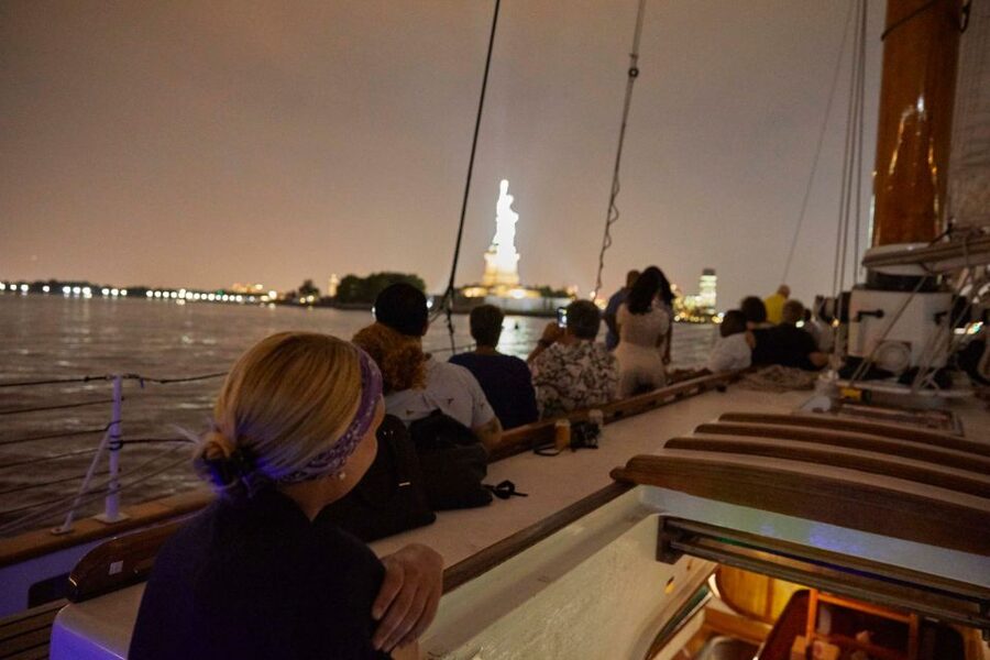 New York City Lights Schooner Cruise - Lady Liberty at night: best ways to watch and photograph