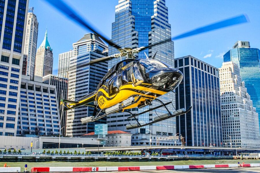 New York City: Manhattan Helicopter Tour - The Downtown Sweep: Wall Street, Battery Park, and Governor’s Island Views