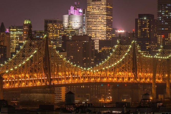 New York City Private Night Tour with Driver-Guide - Hamilton Park and the Manhattan Bridge view switch