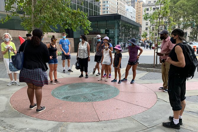 New York City Slavery and Underground Railroad Tour - Foley Square, the Triumph of the Human Spirit memorial stop