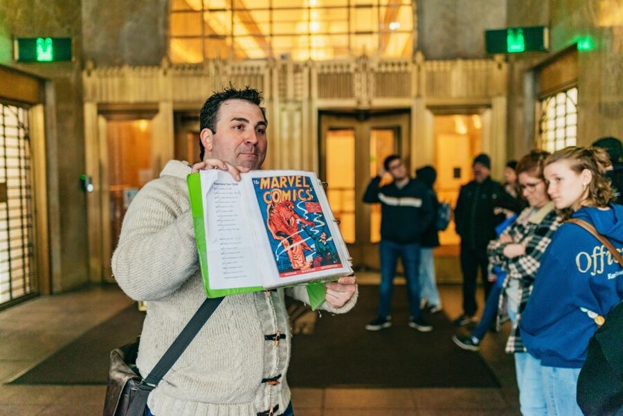 New York City: Superheroes of NYC Guided Walking Tour - The Stark Tower spot and the film-lore crosswalk