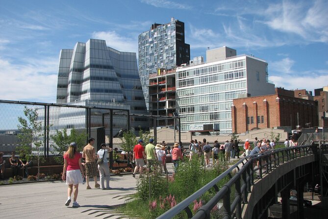 New York City & The High Line - Self Guided Walking Tour - Stop 2, Chelsea Piers and Pier 54: looking down at the past