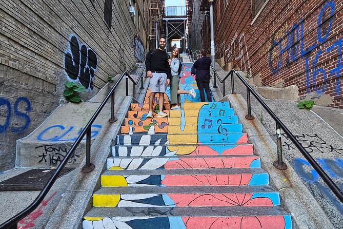 New York: Hip-Hop, Murals, Sports & Dangerous Neighborhoods Tour - The Bronx for Yankee Stadium and the Joker stairs photo moment