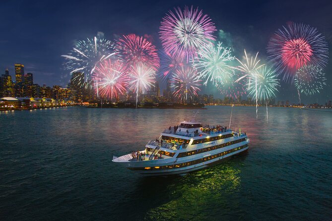 New York Pier 15 New Year's Eve Buffet Dinner Cruise - DJ Music, Party Props, and the Photo-Friendly Setup