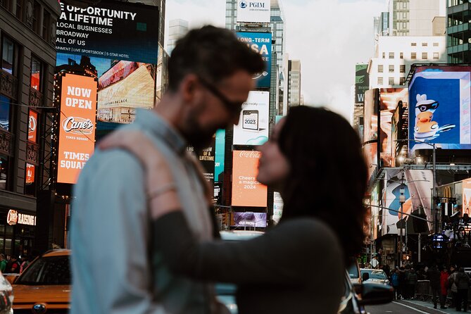 New York: Times Square Professional Photoshoot - Posing help that turns awkward into natural