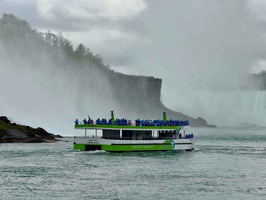 Niagara Falls, Corning, Finger Lakes 2 Day Tour from NYC - Price and Extras: What You Pay Upfront vs On the Bus