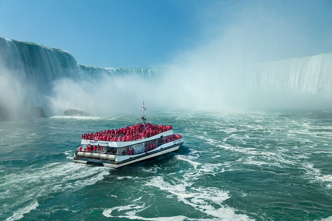 Niagara Falls Express Tour from NYC – US & Canada in One Day - Niagara City Cruises for up-close viewing in summer