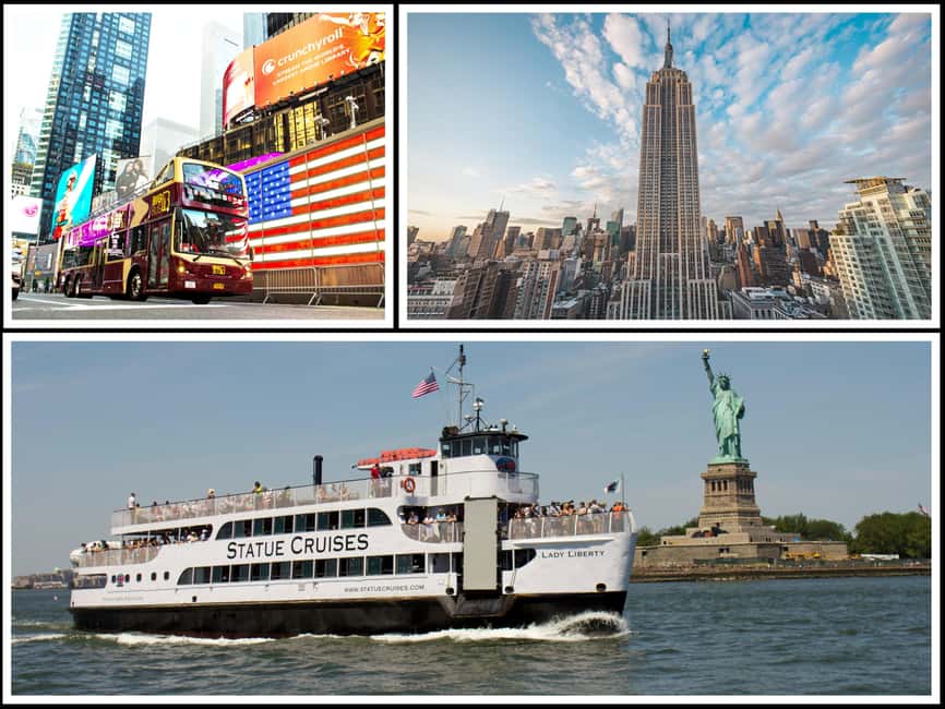NY: Statue of Liberty, Empire State, and Hop-on Hop-off Tour - Empire State Building entry: what you must pre-book