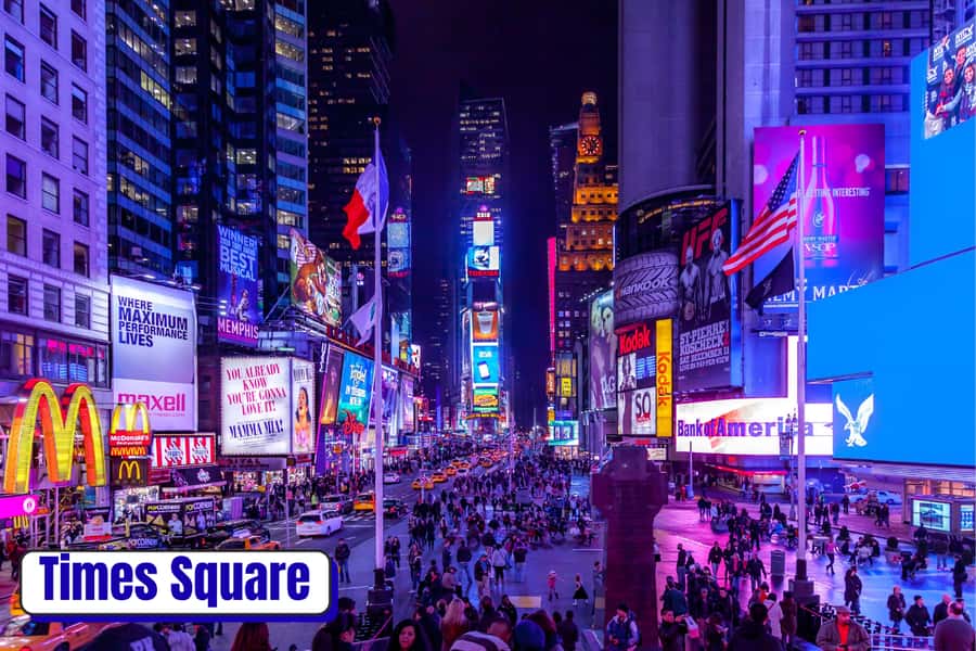 NYC : Big Apple City Lights & Broadway Express Tour 40 Mins - City Lights by pedicab, not a walking sprint