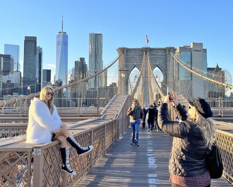 NYC: Brooklyn Bridge and Dumbo Guided Walking Tour - Crossing the East River on the Brooklyn Bridge: views plus real construction stories